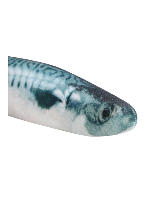 Fish Shape Chew Toy Green/White 20centimeter - Image 3